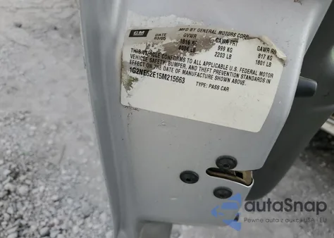 2005 Pontiac Grand Am Se из США, поврежденный, VIN 1G2NE52E15M215663